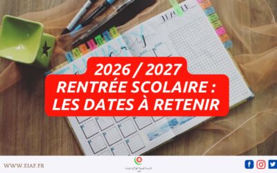 RENTRÉE SCOLAIRE 2026/2027